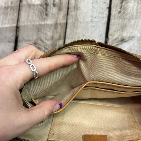 CELINE - Macadam Canvas Crossbody Bag - Picture 7 of 11